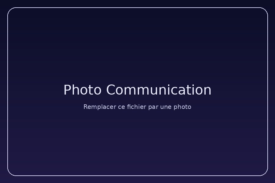 Photo de la communication (à ajouter)
