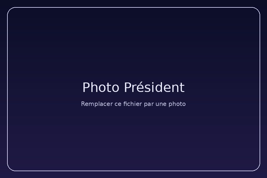 Photo du président (à ajouter)